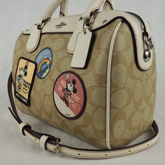 Disney Coach Mini Bennett Satchel Minnie Mouse - Picture 5 of 8